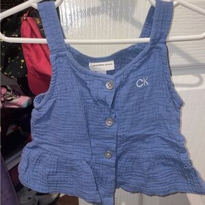 Blue Calvin Klein toddler girls 4t tank